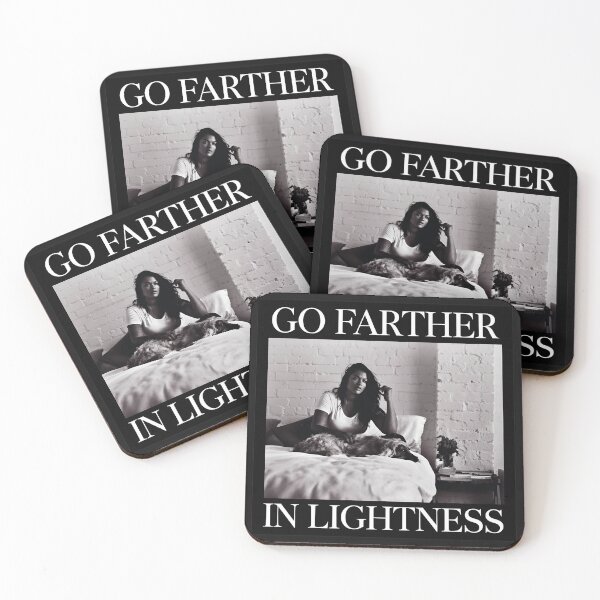 Item preview, Go Farther In Lightness Retro Print designed and sold by mitteeberlin.