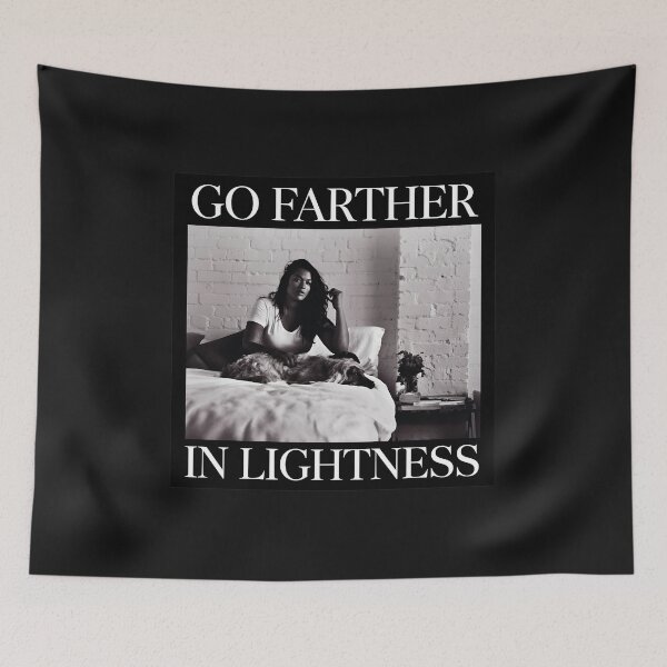 Item preview, Go Farther In Lightness Retro Print designed and sold by mitteeberlin.