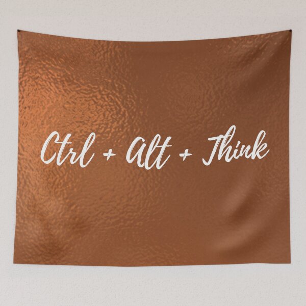 Item preview, Ctrl + Alt + Think | Geek Humor for Analytical Minds designed and sold by HeyHas.