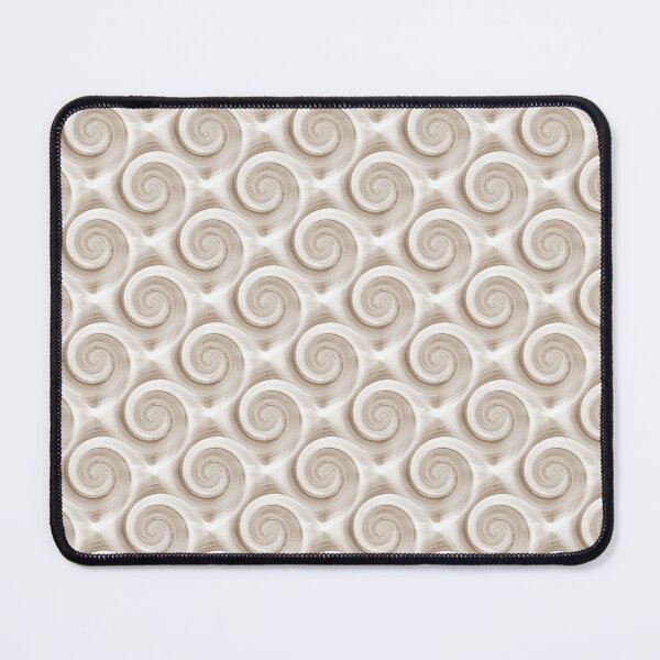 Item preview, Pastel Retro Spiral Swirl Pattern in Beige designed and sold by Artistestella.