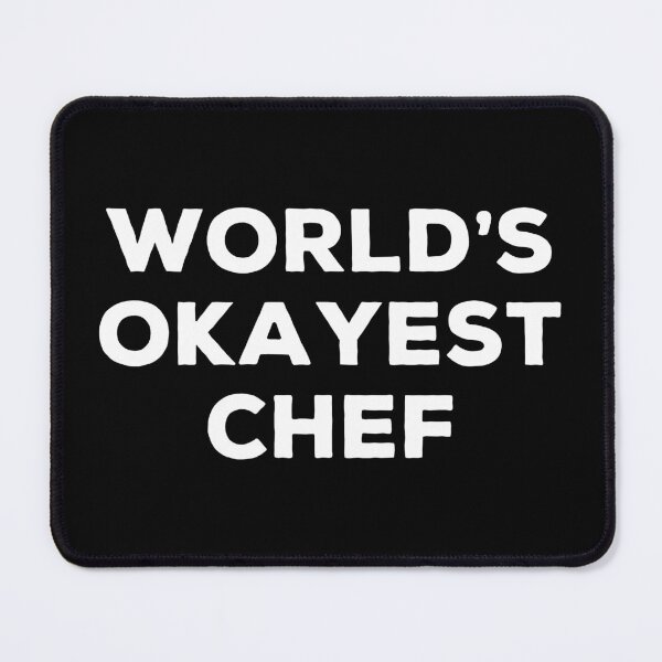 Item preview, World's Okayest Chef - Funny Cooking Chef Gift designed and sold by qanizawelfy.