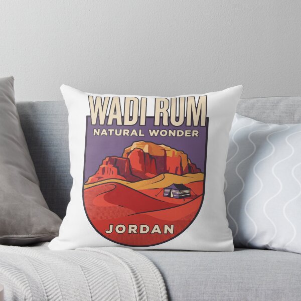 Item preview, Wadi Rum Jordan Vintage Travel Poster Retro 70s designed and sold by negruj.