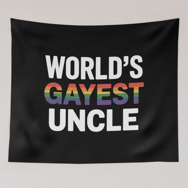 Item preview, Gay Uncle LGBT World's Gayest Uncle designed and sold by SapfireStuArt.