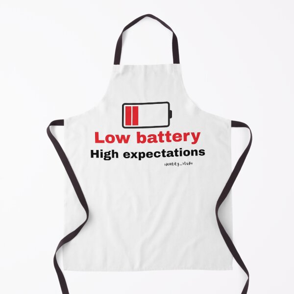 Item preview, Low Battery High Expectations Burnout Shirt designed and sold by Identity Studio.
