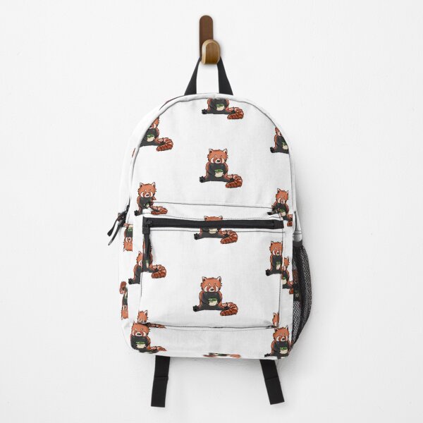 Item preview, Cozy Red Panda Holding Matcha designed and sold by Savvique.