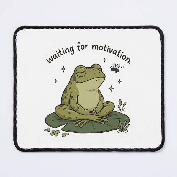 Item preview, Funny Frog | Waiting For Motivation designed and sold by KJ Juliet.