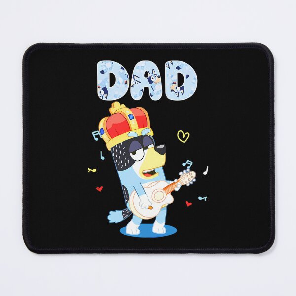 Item preview, Cool Blue Heeler Father Playing Guitar designed and sold by TokenSloth.