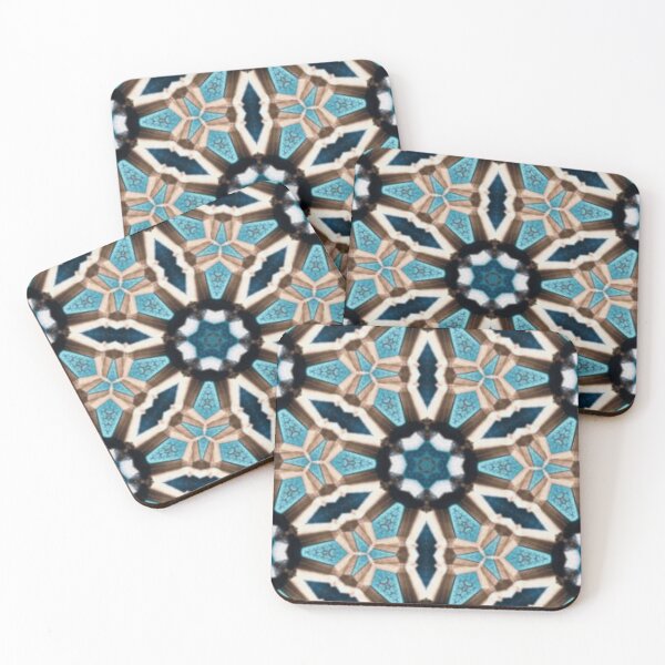Item preview, Vintage Blue Daisy Pattern designed and sold by Shy Fractal Designs.