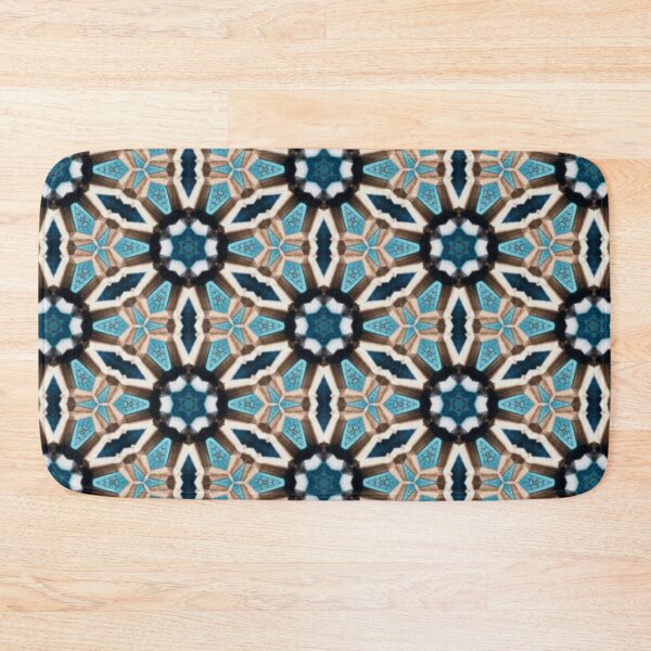 Item preview, Vintage Blue Daisy Pattern designed and sold by Shy Fractal Designs.
