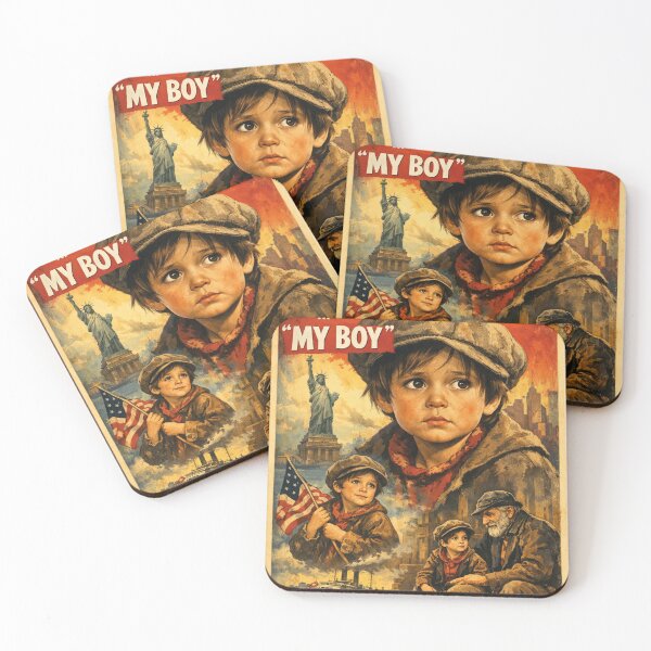 Item preview, A nostalgic homage to the silent film drama My Boy designed and sold by Mauswohn.