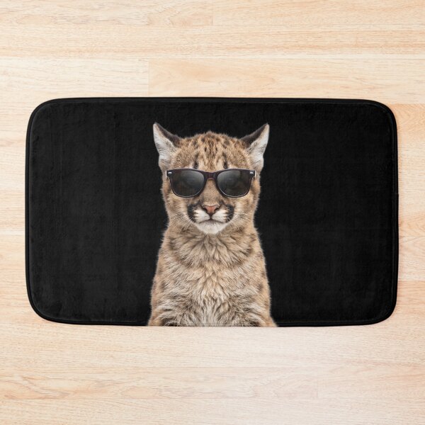 Item preview, Cute Baby Cougar Wearing Sunglasses Funny designed and sold by RareLavender.