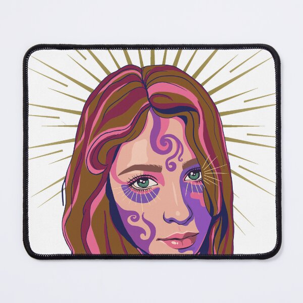 Item preview, Trippy Girl Portrait | Psychedelic Currents Collection designed and sold by arenra.