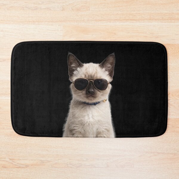 Item preview, Cute Baby Siamese cat Wearing Sunglasses Funny designed and sold by RareLavender.