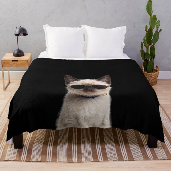 Item preview, Cute Baby Siamese cat Wearing Sunglasses Funny designed and sold by RareLavender.