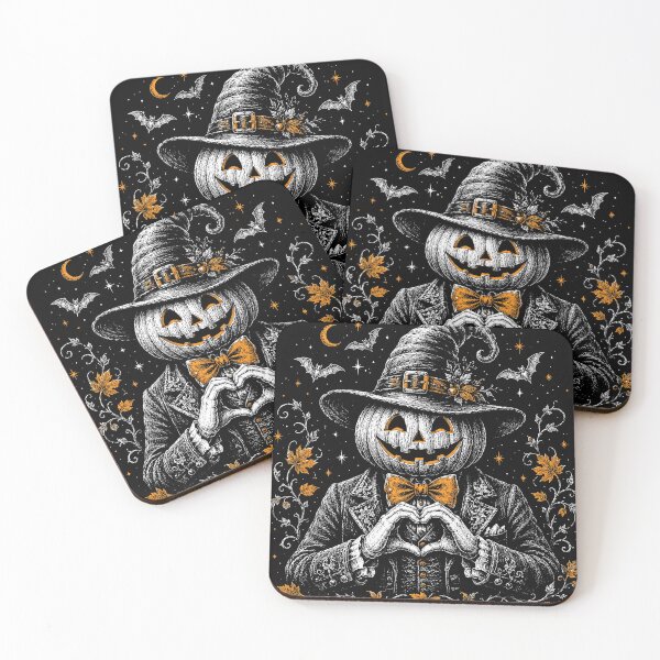 Item preview, Retro Vintage Halloween Pumpkin Man designed and sold by OMITTEROMINOUS.