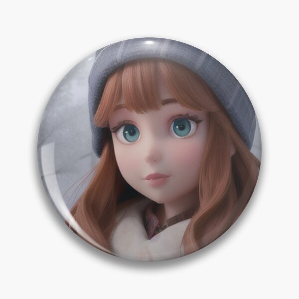 Item preview, Winter Forest Doll Girl Portrait designed and sold by MoonGlyphSilence.