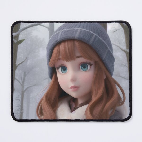 Item preview, Winter Forest Doll Girl Portrait designed and sold by MoonGlyphSilence.