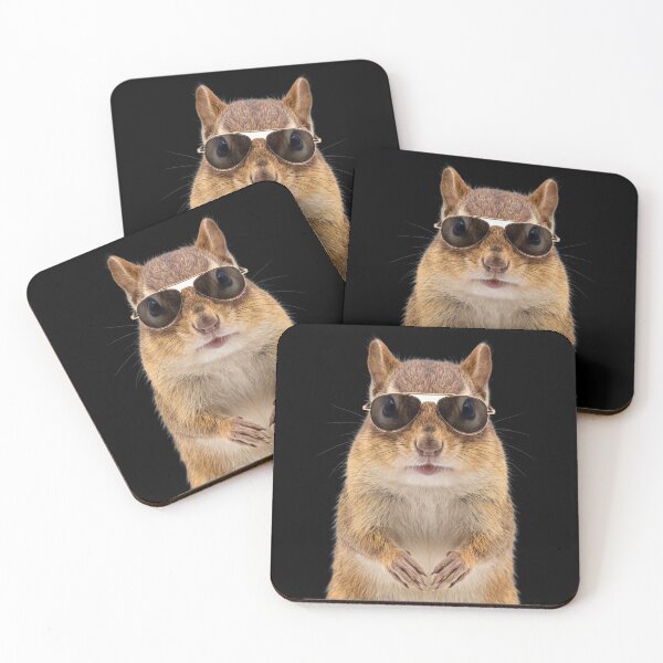 Item preview, Cute Baby Chipmunk Wearing Sunglasses Funny designed and sold by RareLavender.