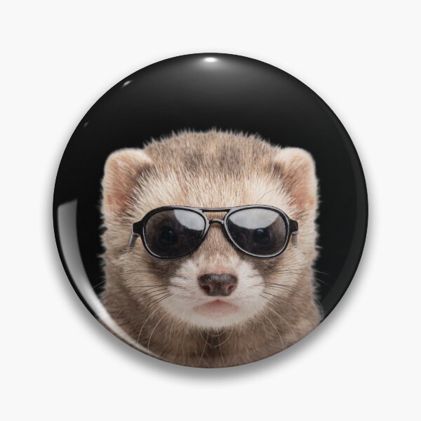Item preview, Cute Baby Ferret Wearing Sunglasses Funny designed and sold by RareLavender.