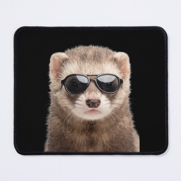 Item preview, Cute Baby Ferret Wearing Sunglasses Funny designed and sold by RareLavender.