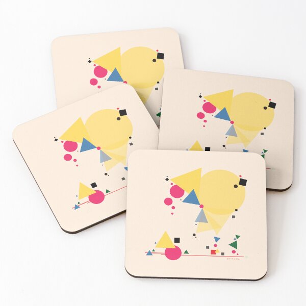Item preview, Floating yellow Shapes designed and sold by LILY*.