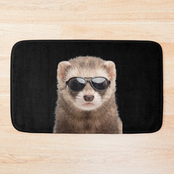 Item preview, Cute Baby Ferret Wearing Sunglasses Funny designed and sold by RareLavender.