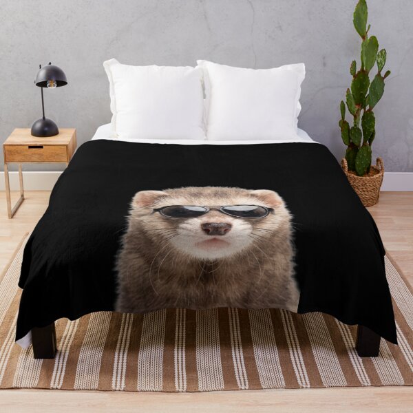 Item preview, Cute Baby Ferret Wearing Sunglasses Funny designed and sold by RareLavender.