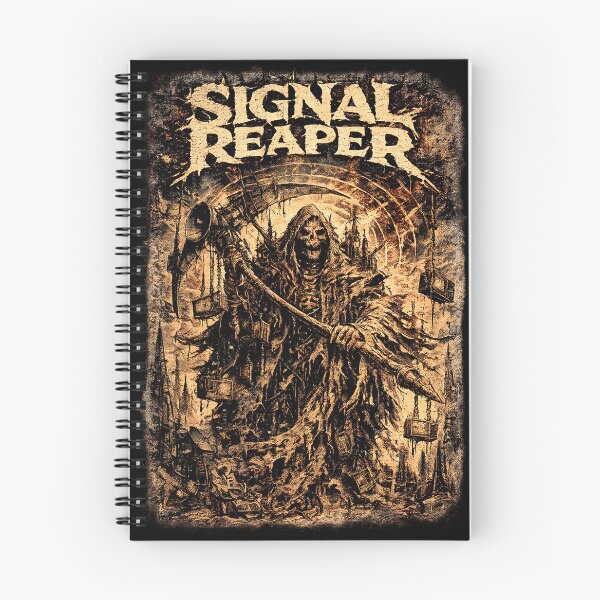 Item preview, SIGNAL REAPER | Vintage Metal T-Shirt | Analog Horror | RetroCrypt Studio designed and sold by RetroCrypt Studio.