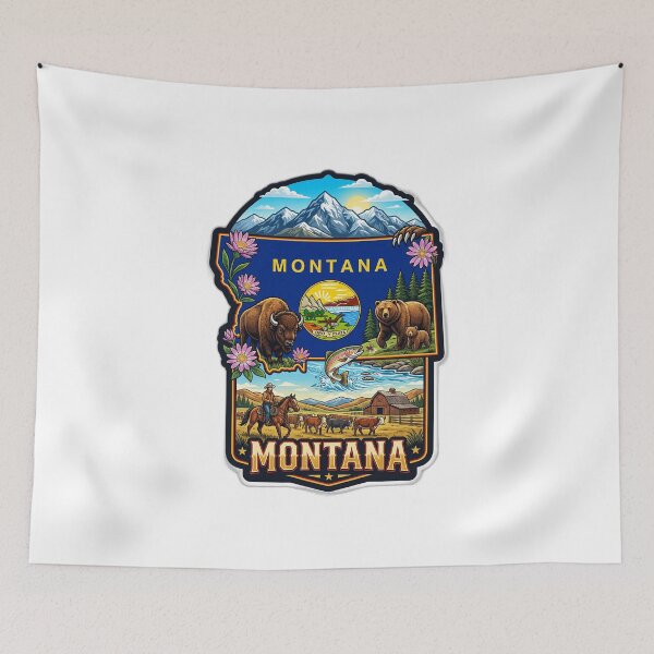 Item preview, Montana designed and sold by FunFitsFactory.