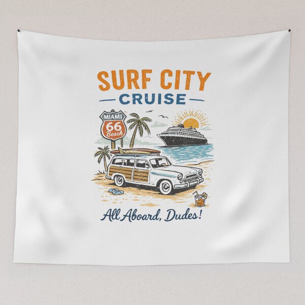 Item preview, Surf City Cruise designed and sold by Matinez Pink.