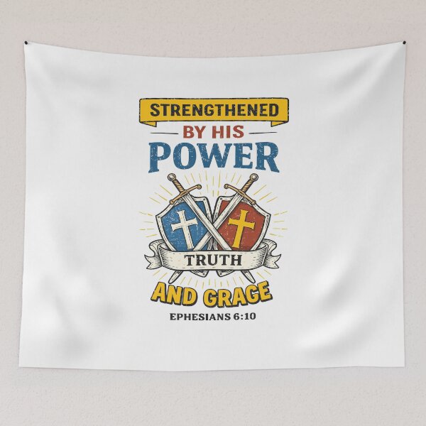 Item preview, Strengthened By His Power designed and sold by Matinez Pink.