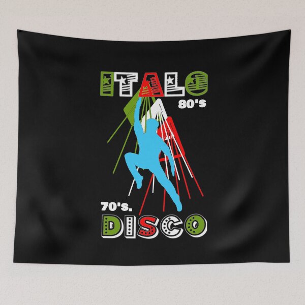 Item preview, Italo Disco 70's 80's black designed and sold by Graphroad.