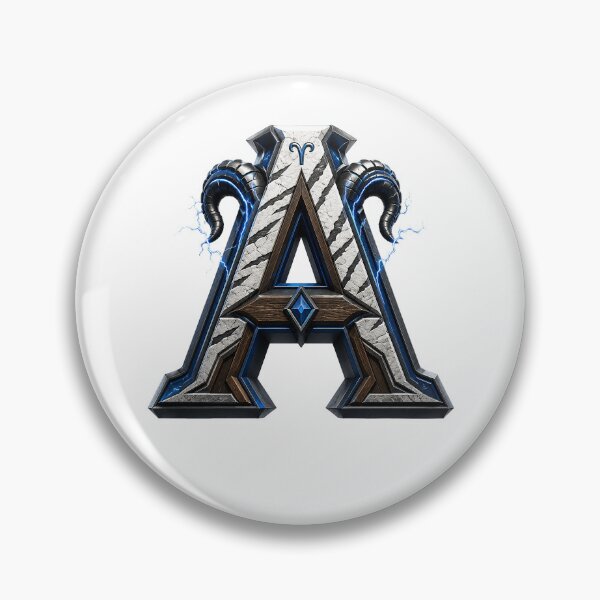 Item preview, Ramstrike Earthforge Letter A designed and sold by BlissBlvdShop.