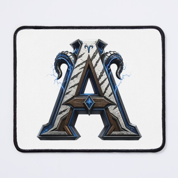 Item preview, Ramstrike Earthforge Letter A designed and sold by BlissBlvdShop.