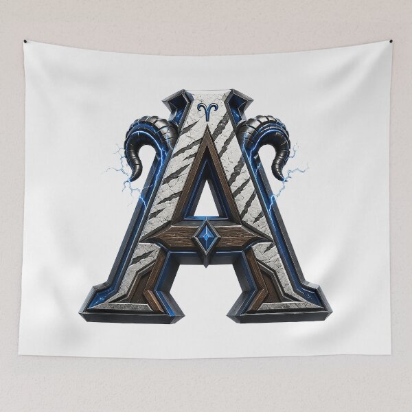 Item preview, Ramstrike Earthforge Letter A designed and sold by BlissBlvdShop.