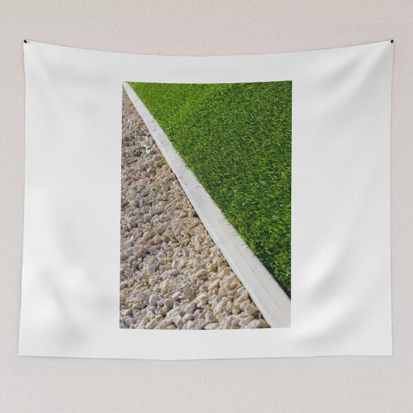 Item preview, Artificial Turf Lawn With Gravel Border and Concrete Edging For Modern Landscape Design designed and sold by Nmallia.