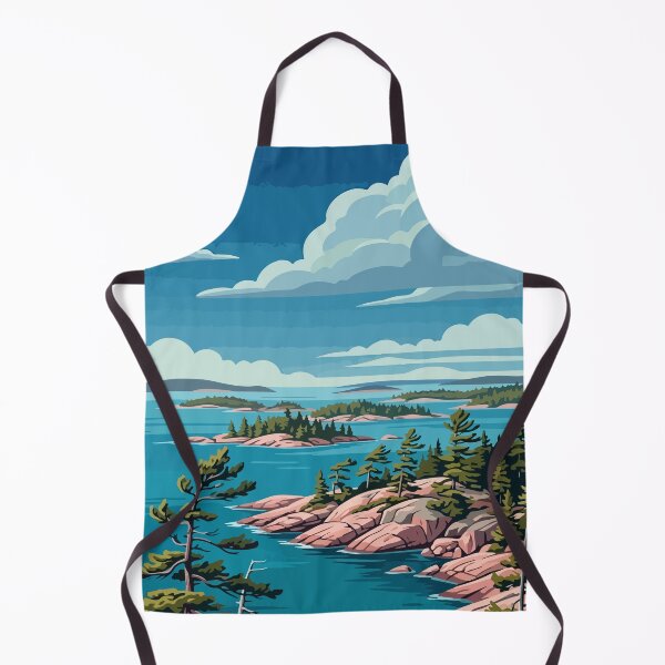 Item preview, Georgian Bay Islands National Park Canada Travel Vintage designed and sold by RareDeerArt.