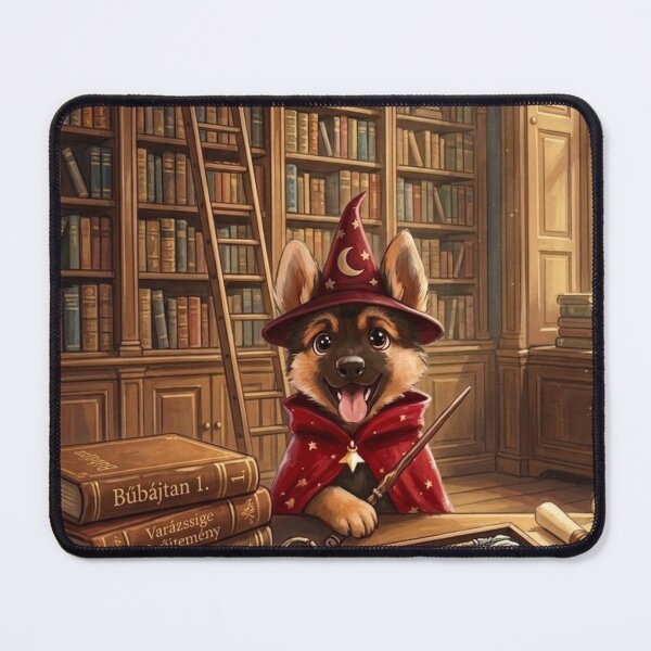 Item preview, Cute German Shepherd Wizard Puppy - Back to School designed and sold by SilentFlower.