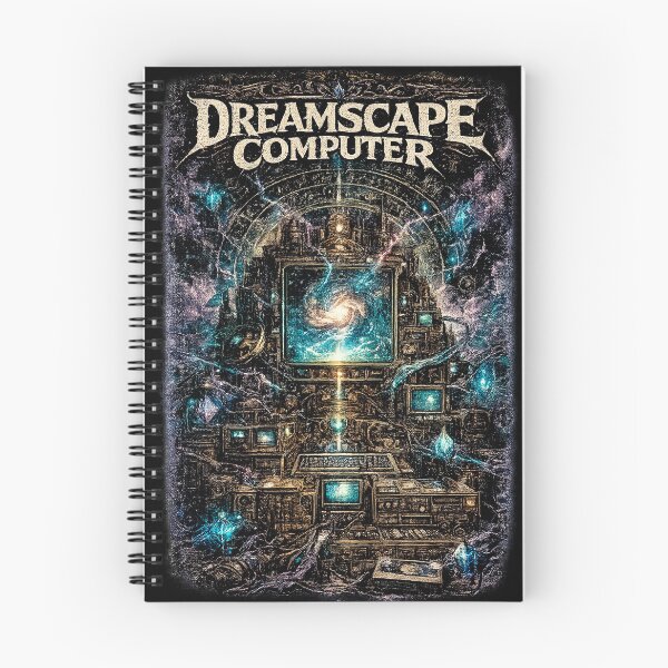Item preview, DREAMSCAPE COMPUTER | Vintage Metal T-Shirt | Occult Computing | RetroCrypt Studio designed and sold by RetroCrypt Studio.