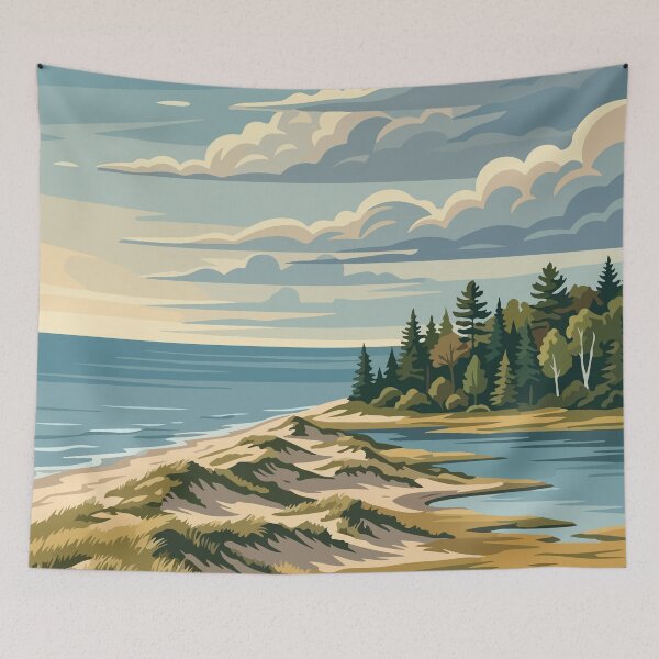 Item preview, Kouchibouguac National Park Canada Travel Vintage designed and sold by RareDeerArt.