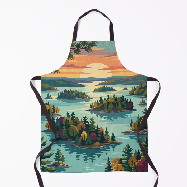Item preview, Thousand Islands National Park Canada Travel Vintage designed and sold by RareDeerArt.