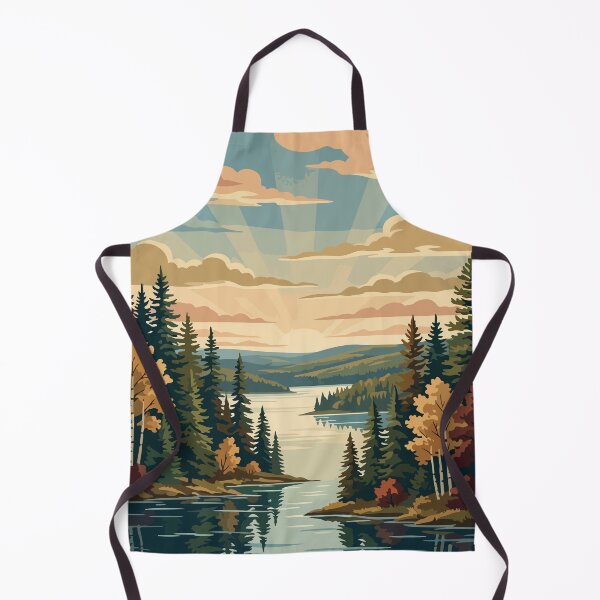 Item preview, Prince Albert National Park Canada Travel Vintage designed and sold by RareDeerArt.