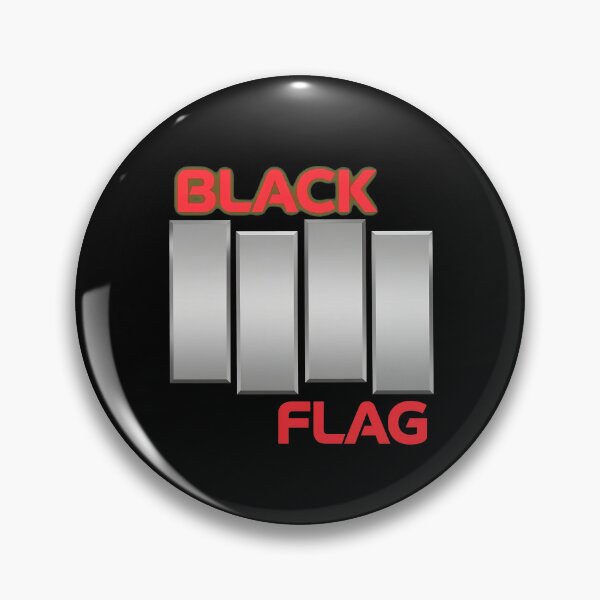 Item preview, Black Flags Four Bars Punk Band  designed and sold by NewtonCraig.