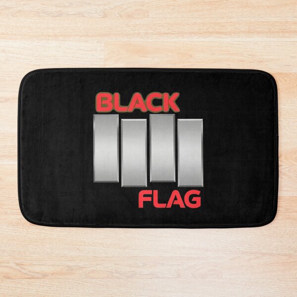 Item preview, Black Flags Four Bars Punk Band  designed and sold by NewtonCraig.