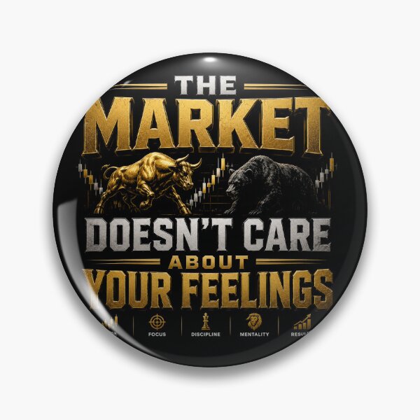 Item preview, The Market Doesn't Care About Your Feelings Trading Shirt designed and sold by PipForgeStudio .