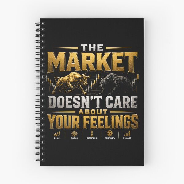 Item preview, The Market Doesn't Care About Your Feelings Trading Shirt designed and sold by PipForgeStudio .