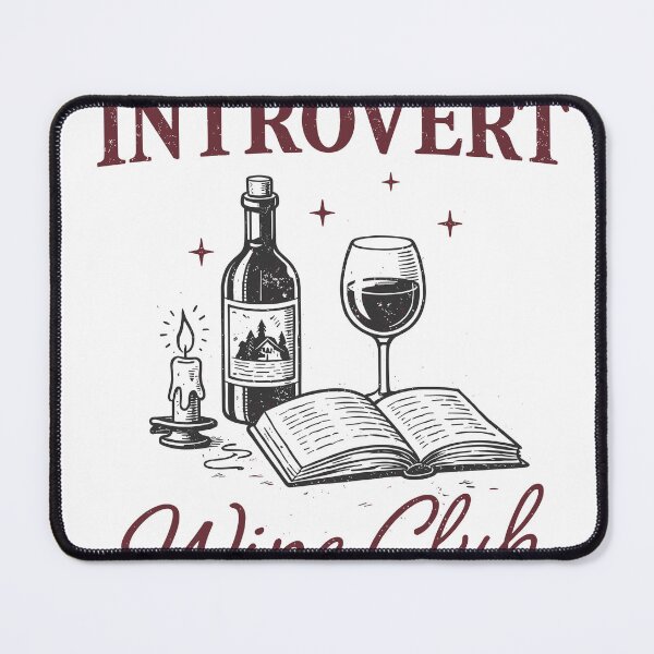 Item preview, Introvert Wine Club designed and sold by Matinez Pink.