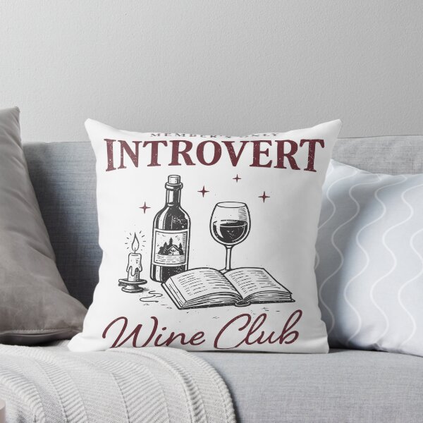 Item preview, Introvert Wine Club designed and sold by Matinez Pink.