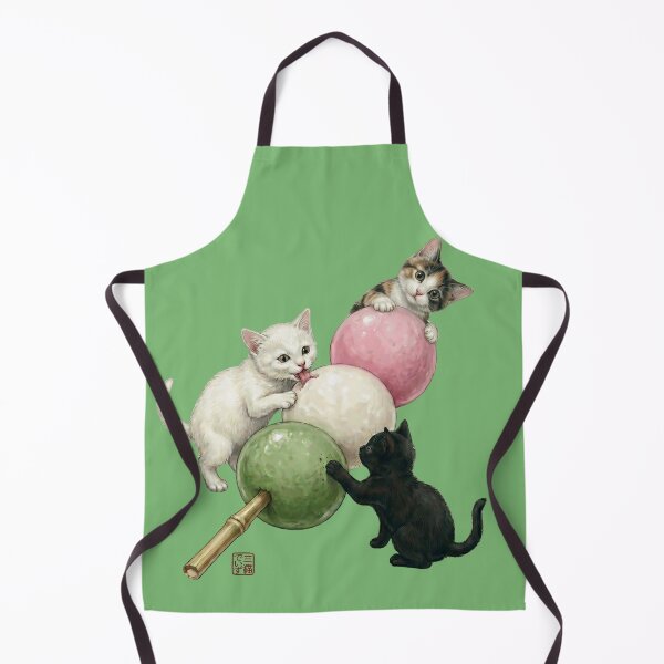 Item preview, Three Cute Kittens and Giant Hanami Dango designed and sold by JapanekoGallery.