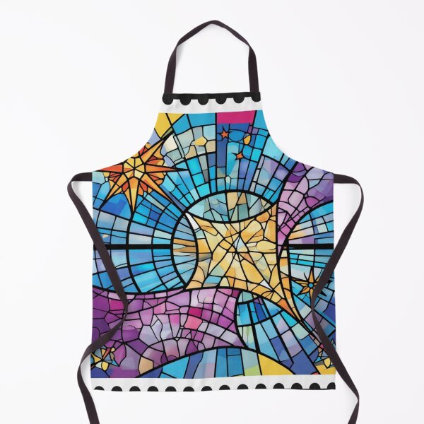 Item preview, violet night 7.1 stained glass colorful geometric abstract design designed and sold by SmashingDeals.